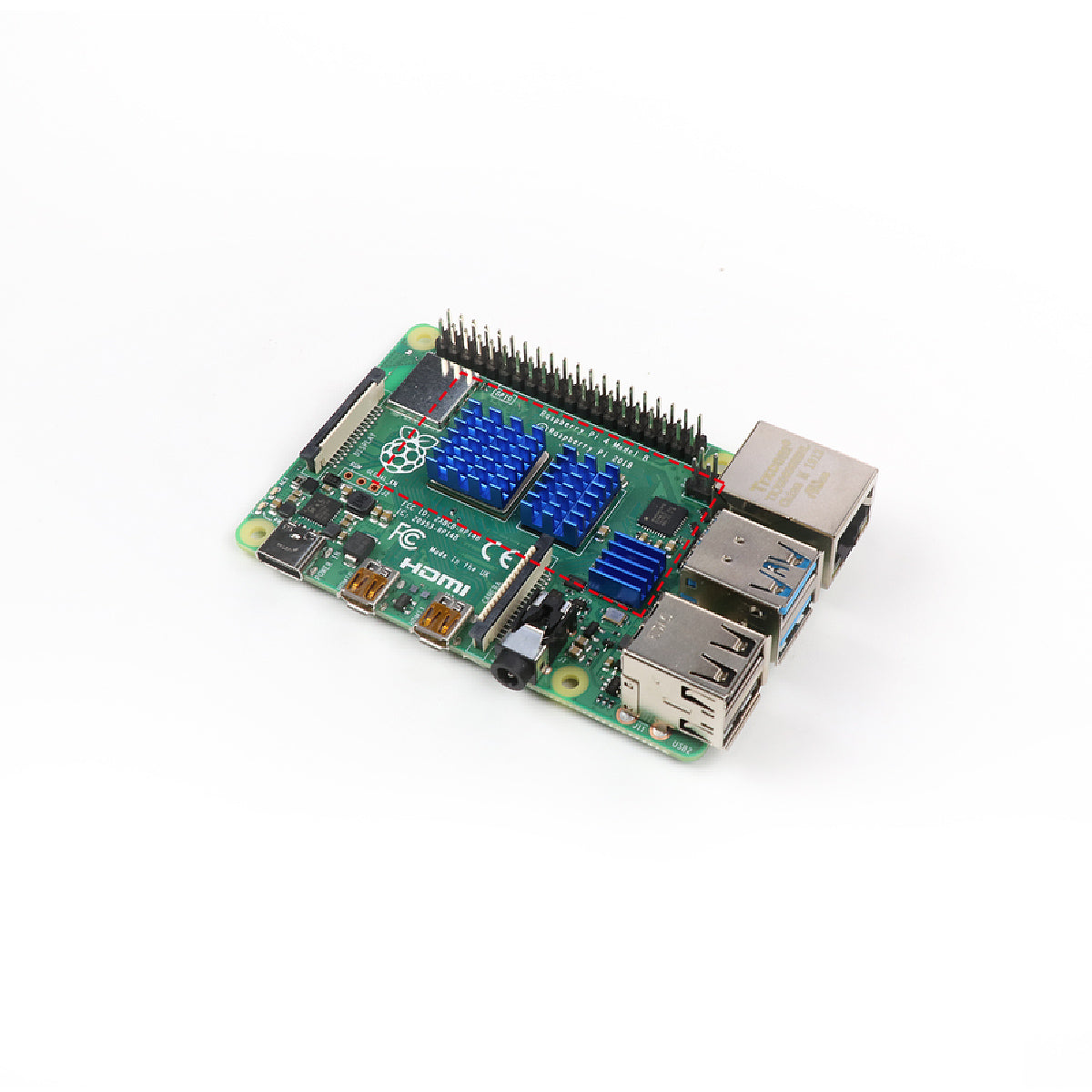 Heat Sink Kit Special for Raspberry Pi 4B wth (3 pcs) Heat Sink Kit Special for Raspberry Pi 4B wth (3 pcs)